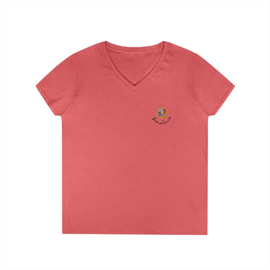 Yoonaverse Women's Urban Safari: Flamingo Cityscape Tee