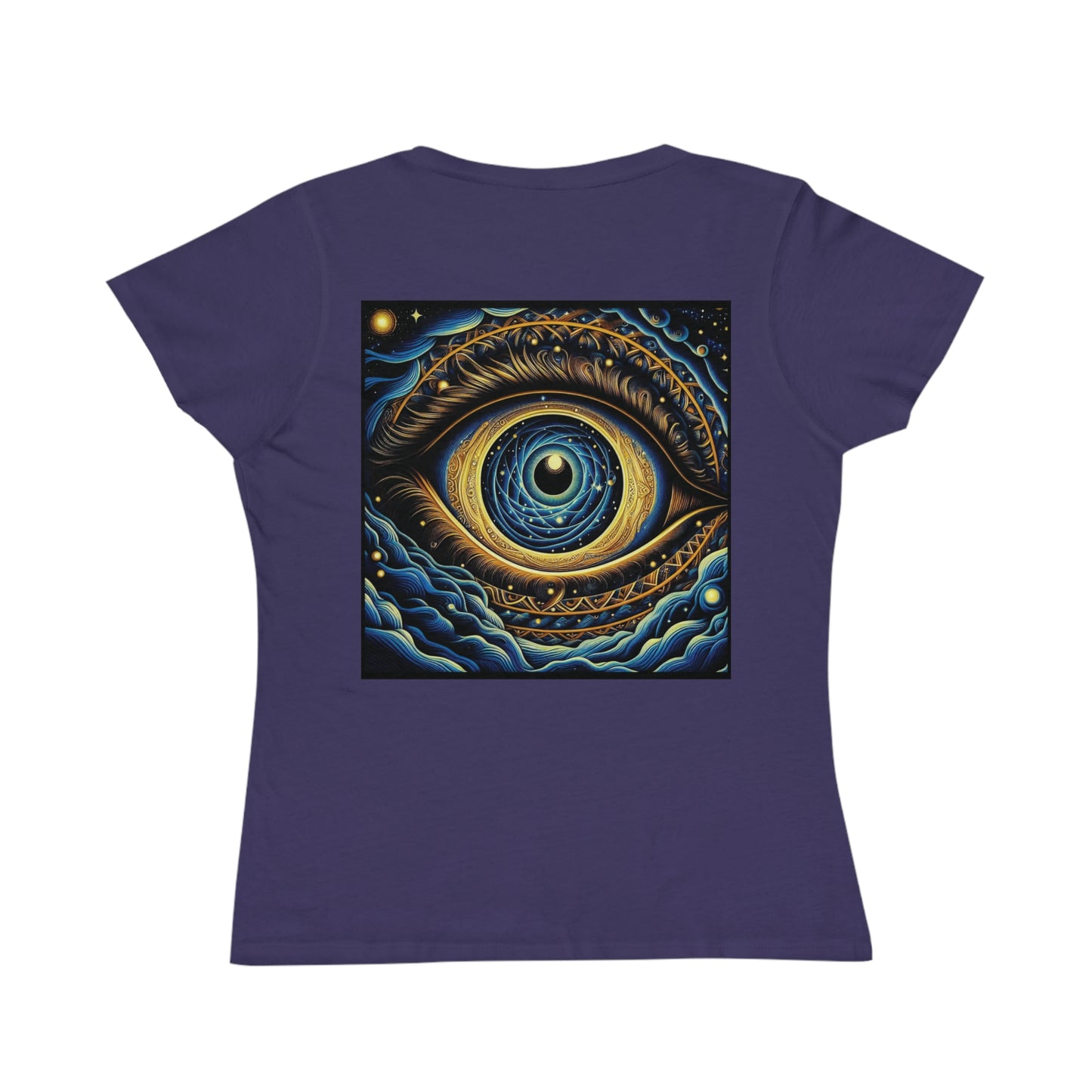YOONAVERSE Women’s Organic T-Shirt – Mystical Eye Boho Edition
