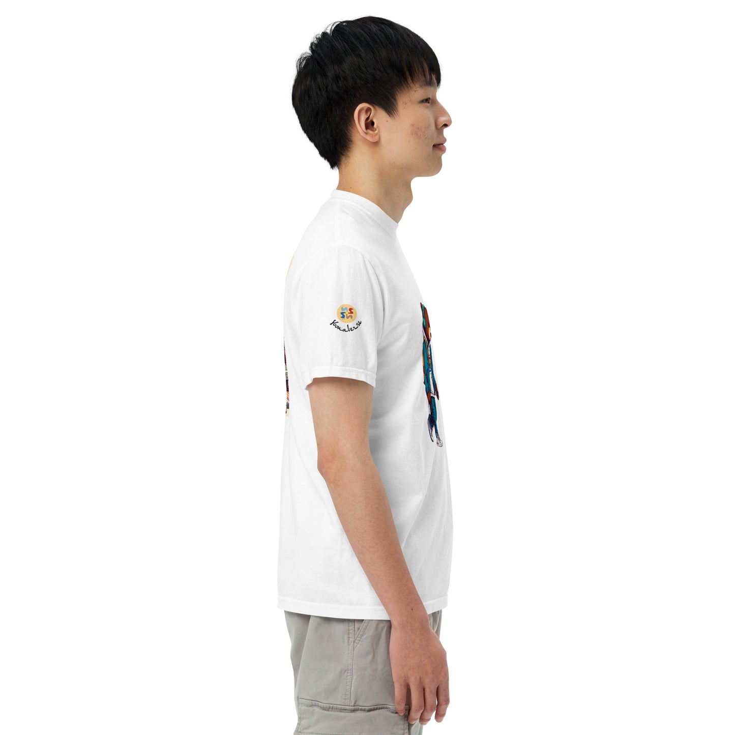 Bear in the city Unisex garment-dyed heavyweight t-shirt LIMITED Edition design