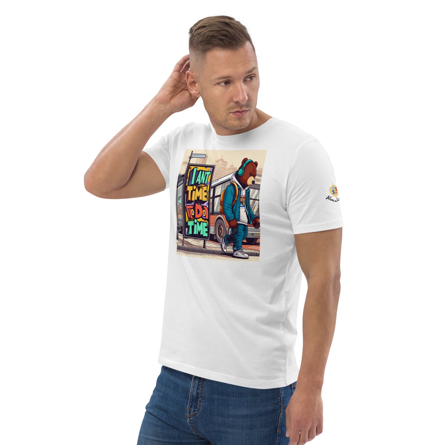 Bad Bear Unisex organic cotton t-shirt Limited Edition Design