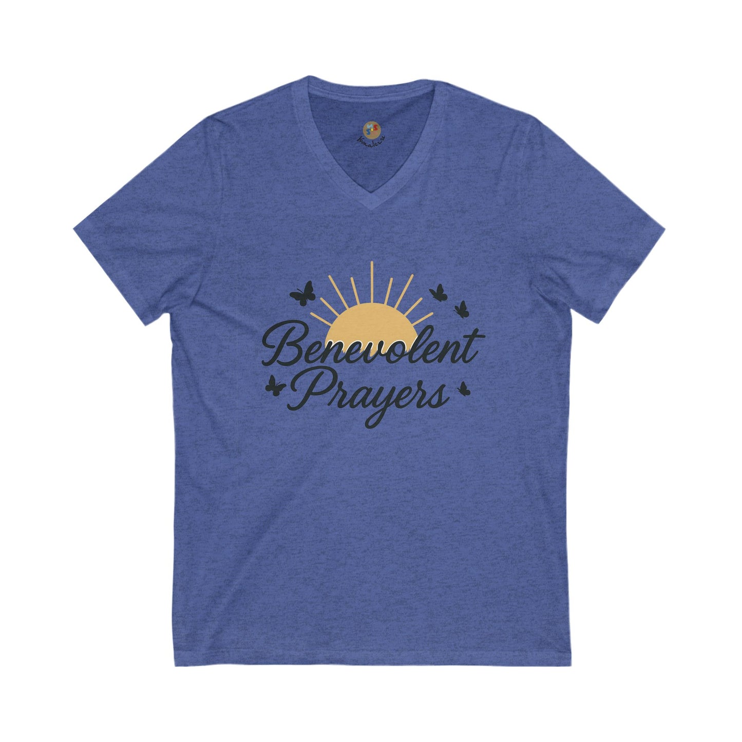Benevolent Prayers™ Rise in Light Women’s V-Neck Tee