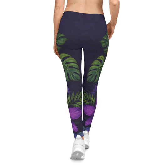 Tropical Bloom Leggings – Yoonaverse Botanical Edition
