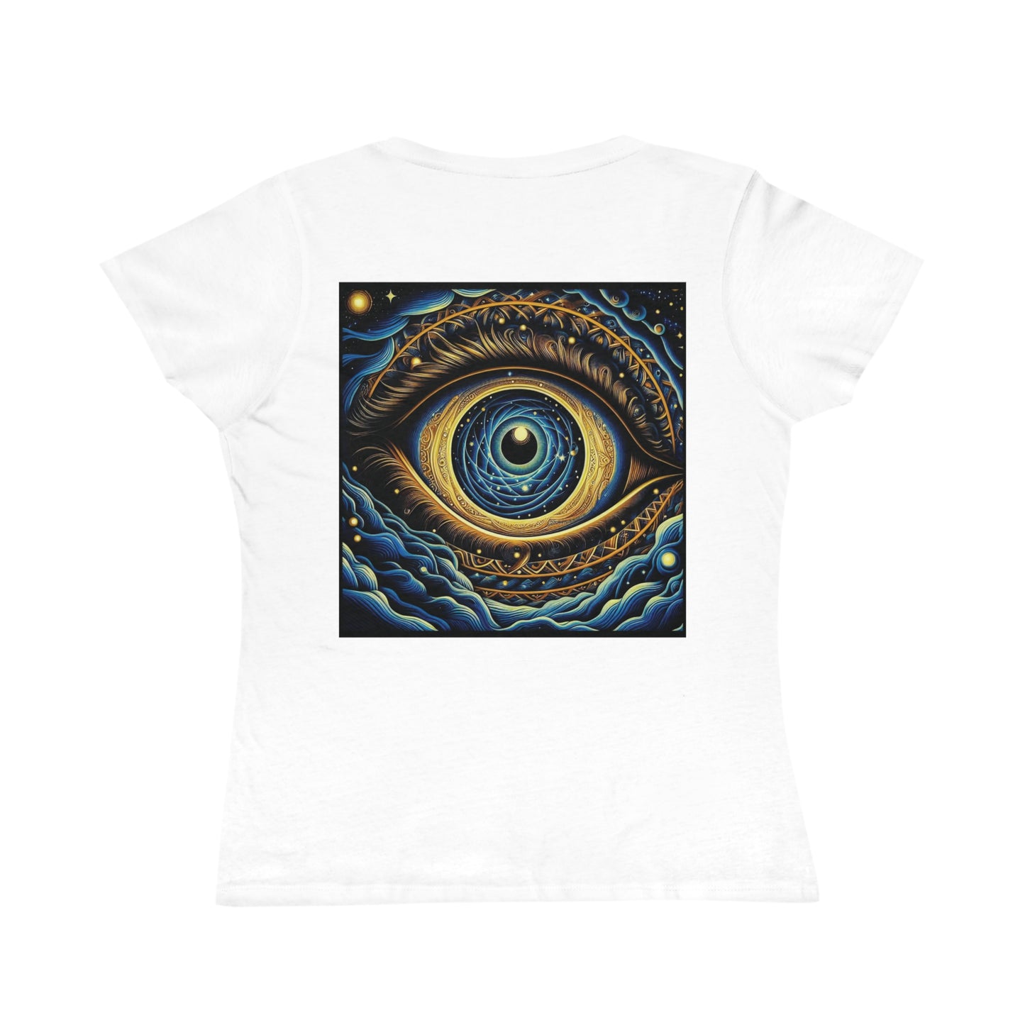 YOONAVERSE Women’s Organic T-Shirt – Mystical Eye Boho Edition