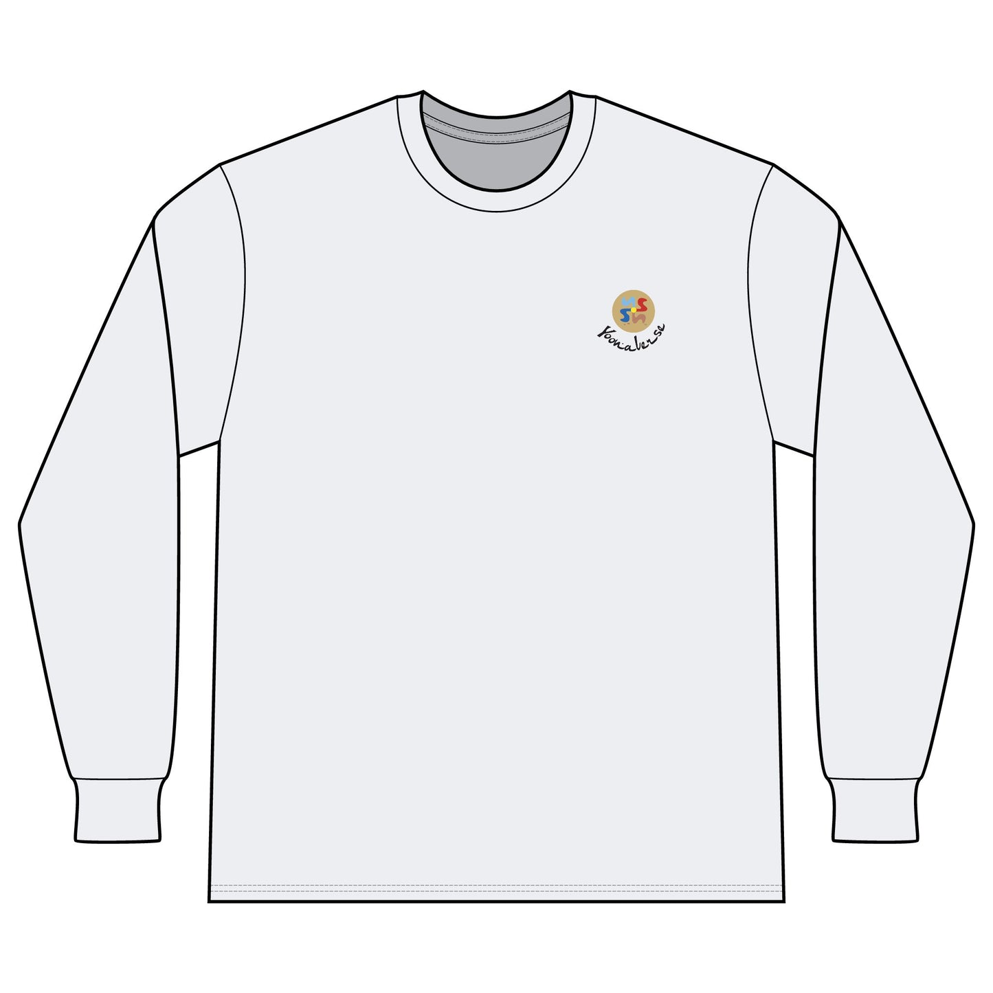 Drunken Master Pose Long Sleeve T-Shirt