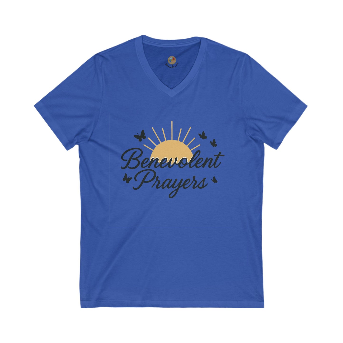 Benevolent Prayers™ Rise in Light Women’s V-Neck Tee