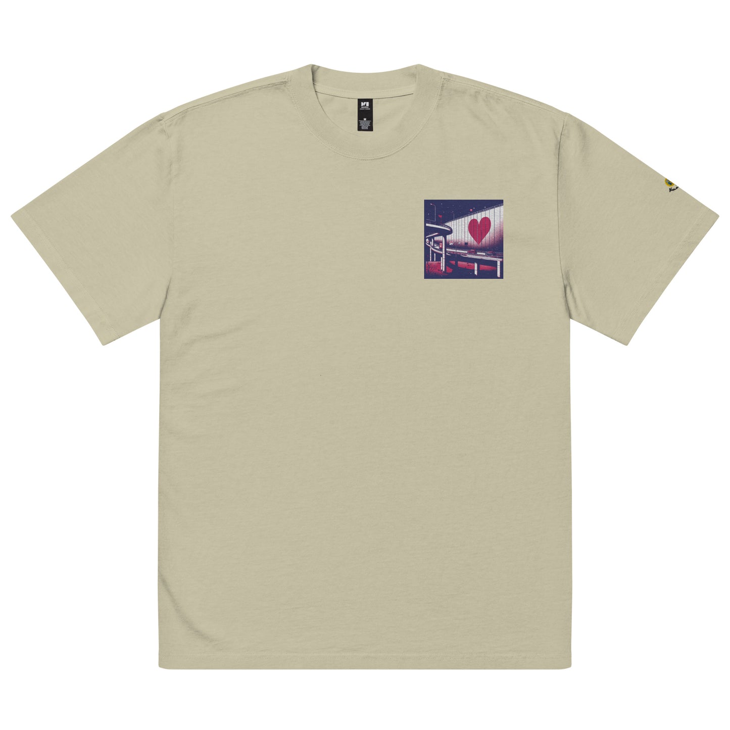 Love in the Air  Oversized faded t-shirt Limited edition design
