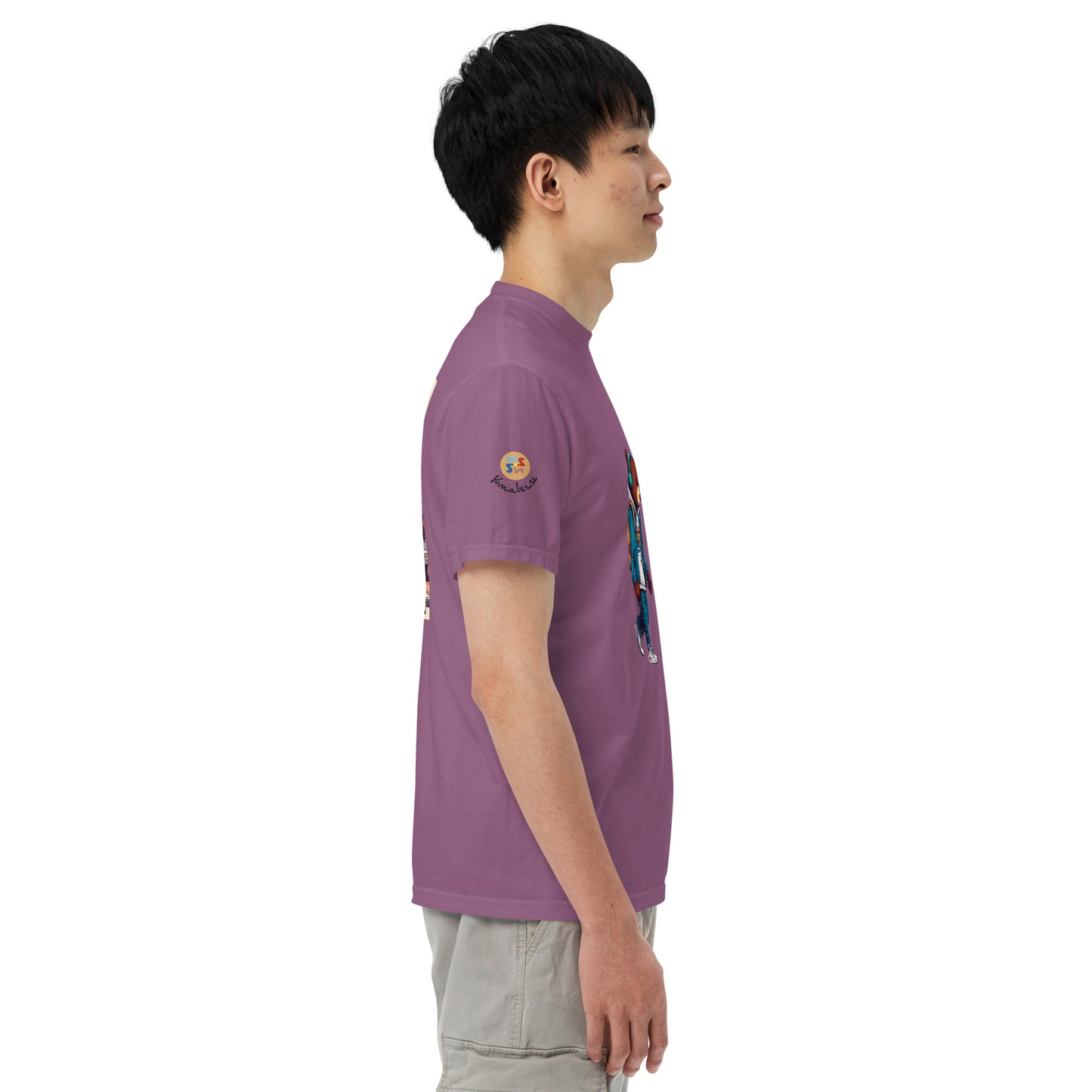 Bear in the city Unisex garment-dyed heavyweight t-shirt LIMITED Edition design