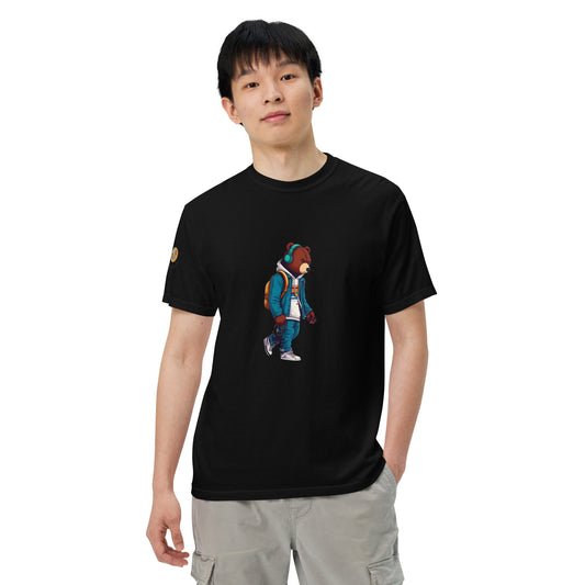 Bear in the city Unisex garment-dyed heavyweight t-shirt LIMITED Edition design
