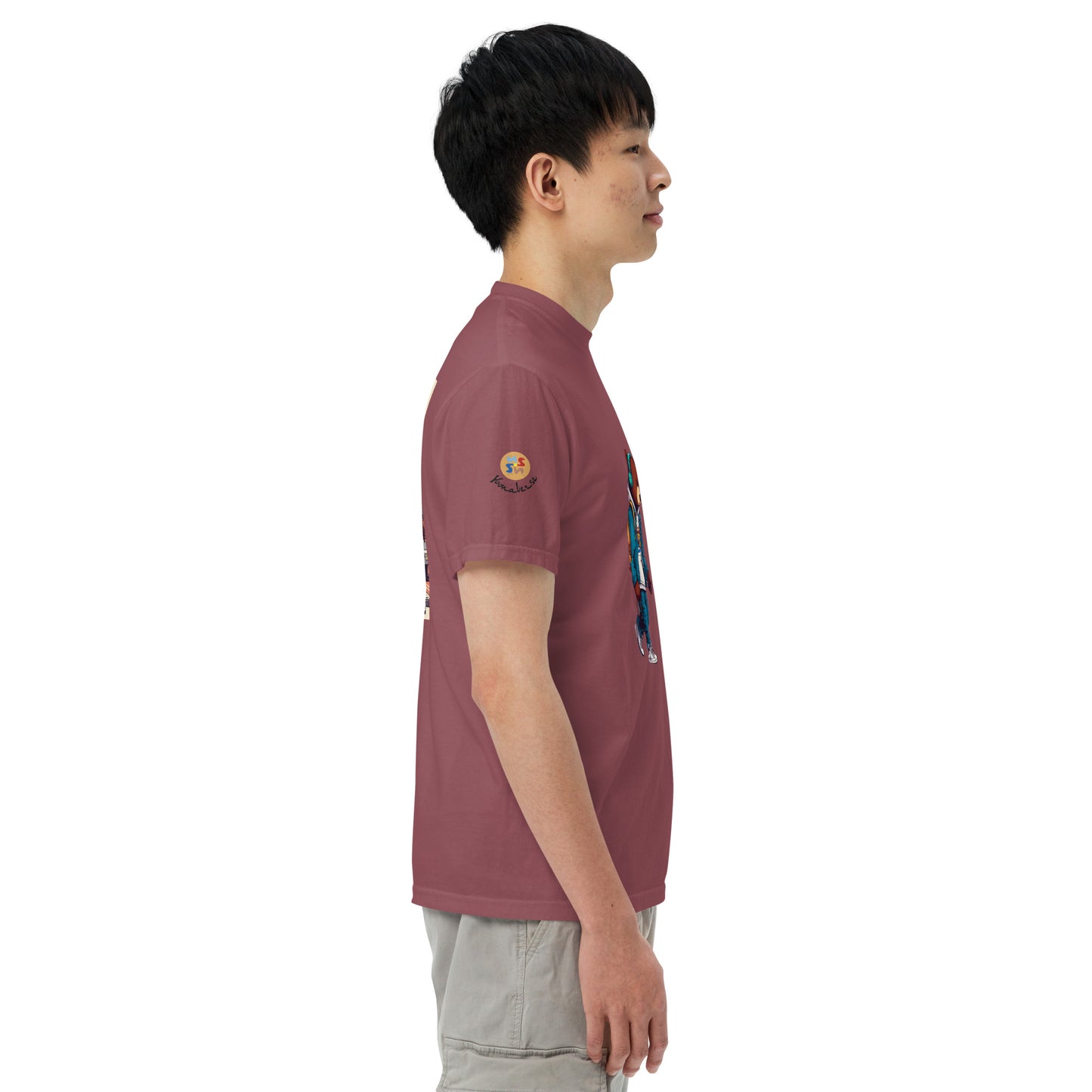 Bear in the city Unisex garment-dyed heavyweight t-shirt LIMITED Edition design
