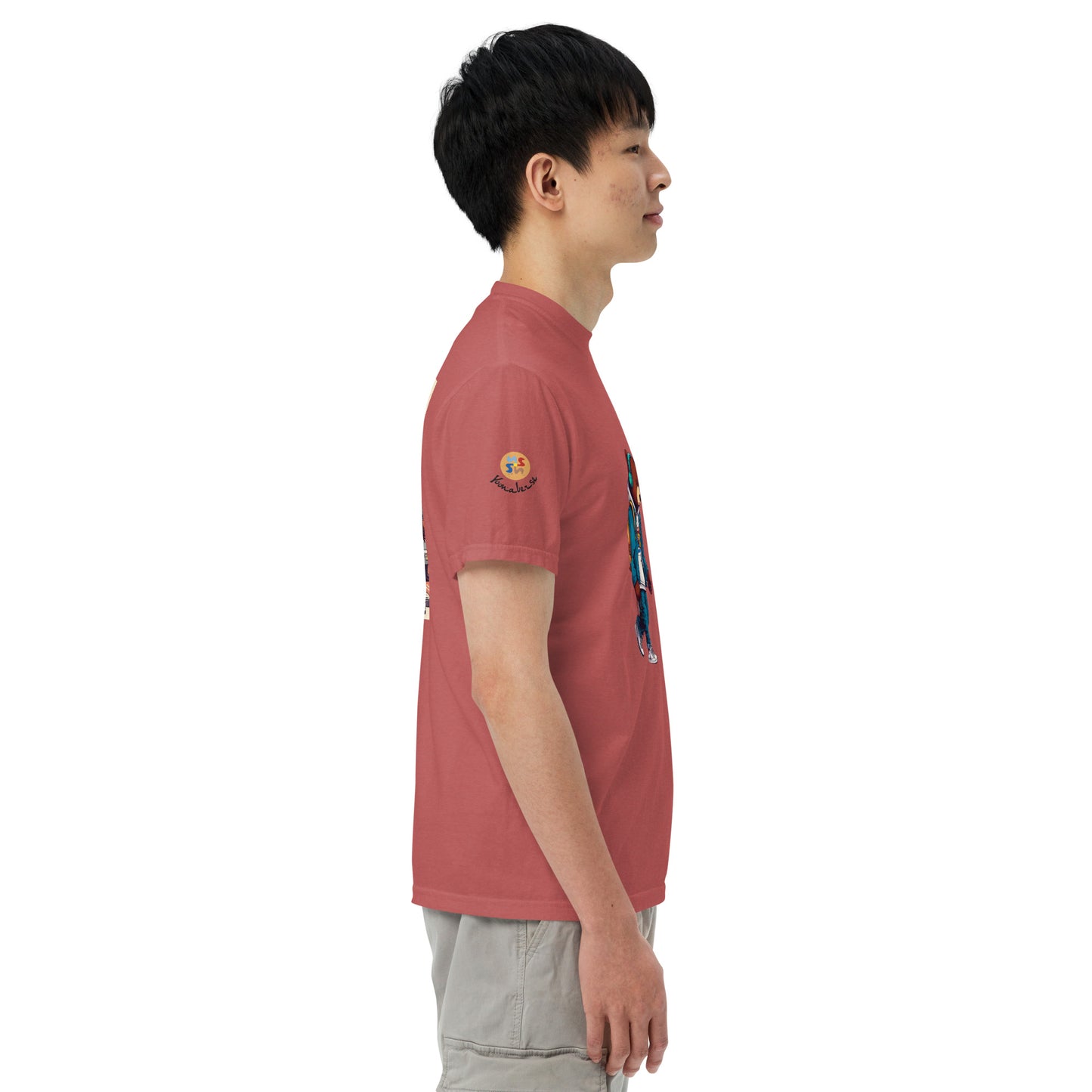 Bear in the city Unisex garment-dyed heavyweight t-shirt LIMITED Edition design