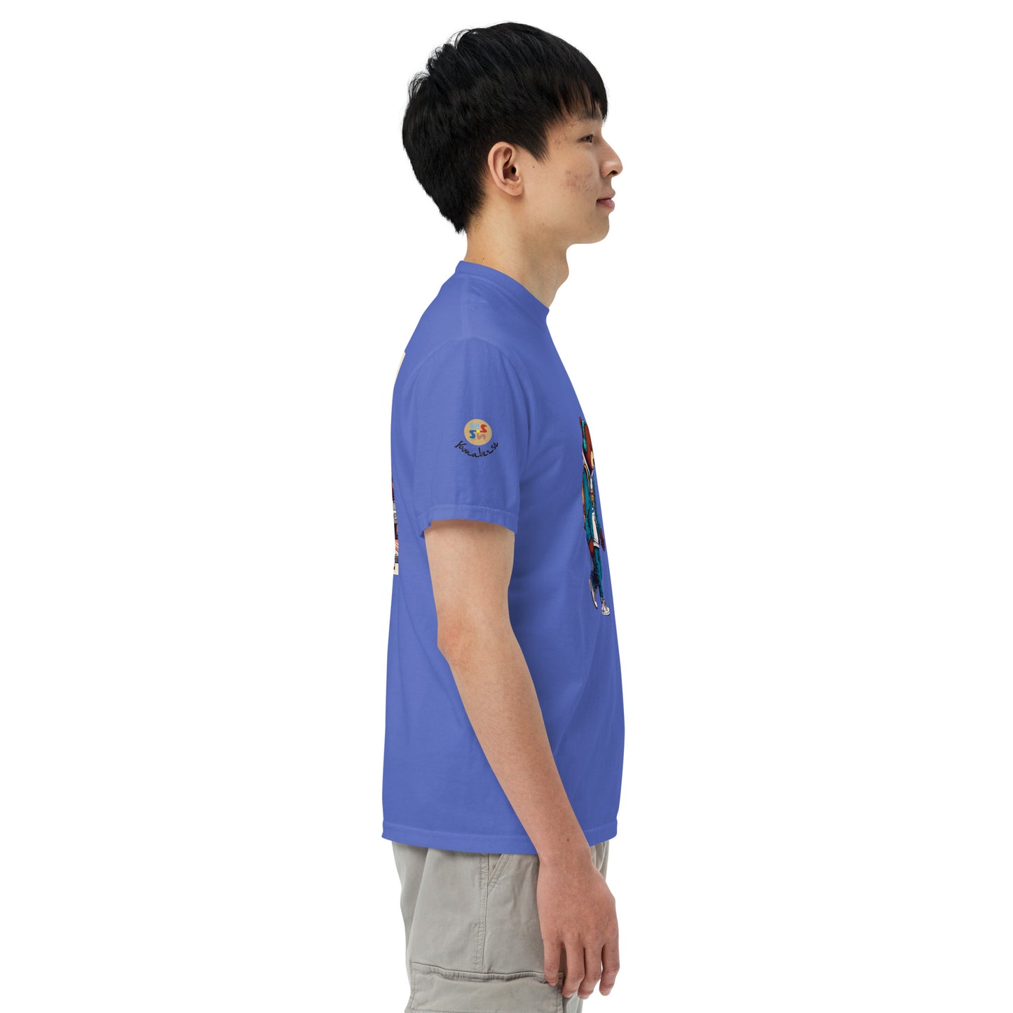 Bear in the city Unisex garment-dyed heavyweight t-shirt LIMITED Edition design