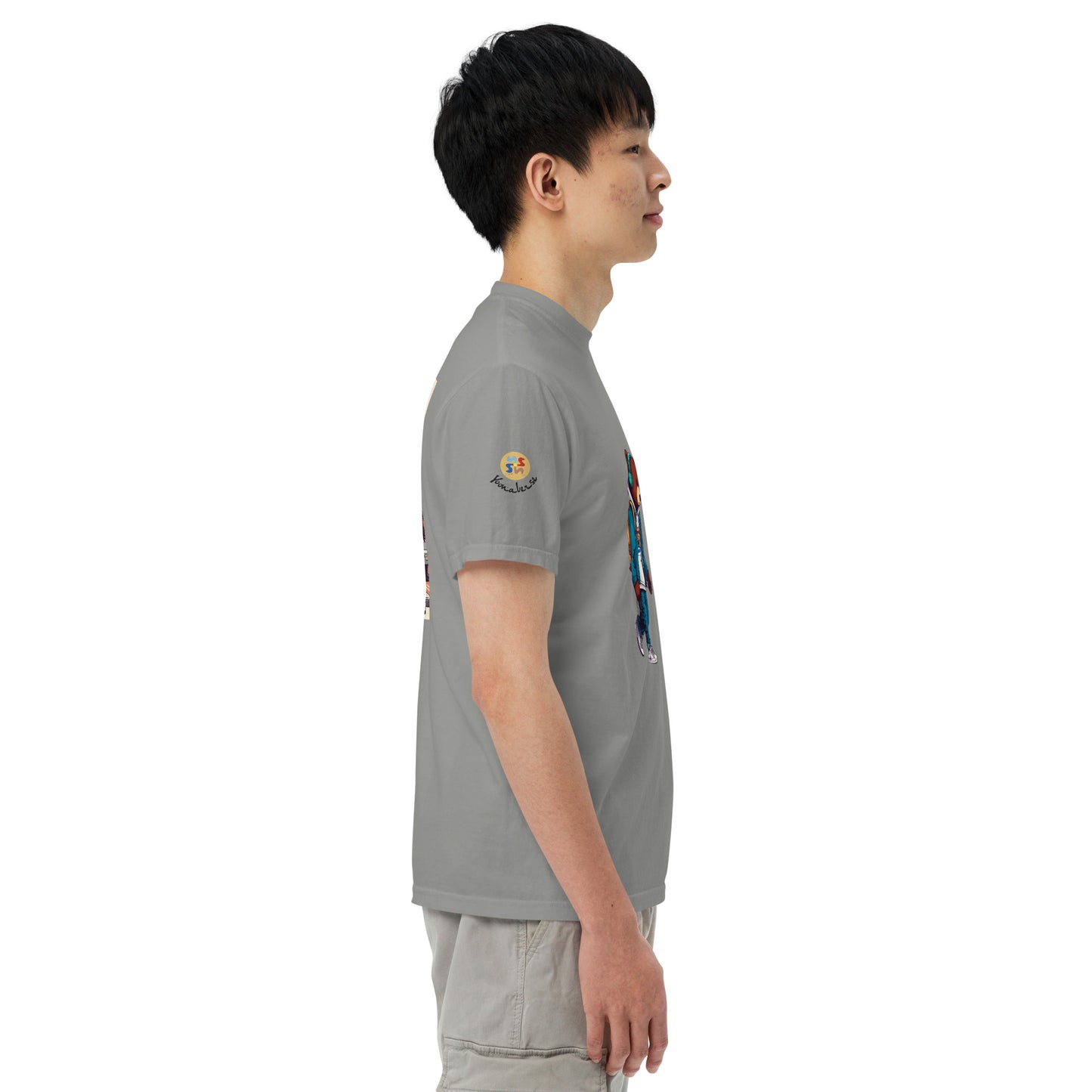 Bear in the city Unisex garment-dyed heavyweight t-shirt LIMITED Edition design
