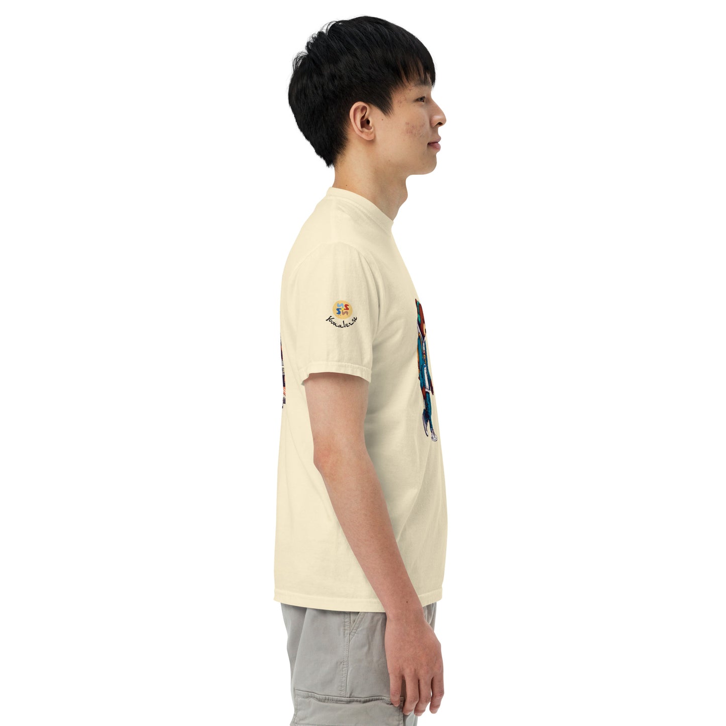 Bear in the city Unisex garment-dyed heavyweight t-shirt LIMITED Edition design
