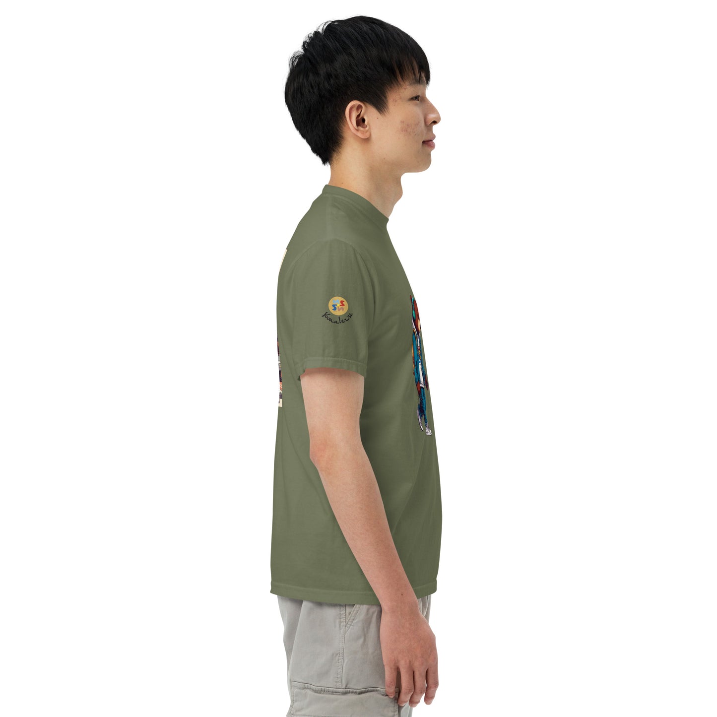 Bear in the city Unisex garment-dyed heavyweight t-shirt LIMITED Edition design
