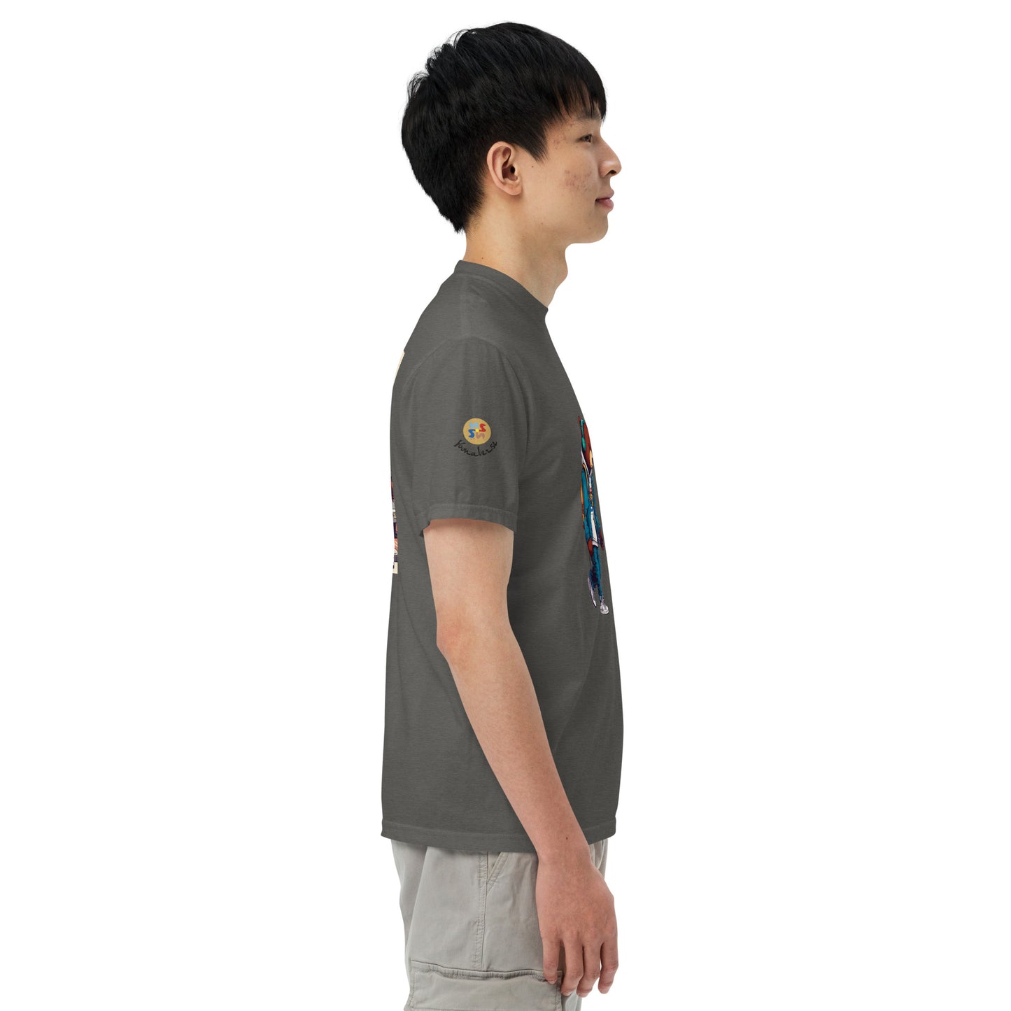 Bear in the city Unisex garment-dyed heavyweight t-shirt LIMITED Edition design