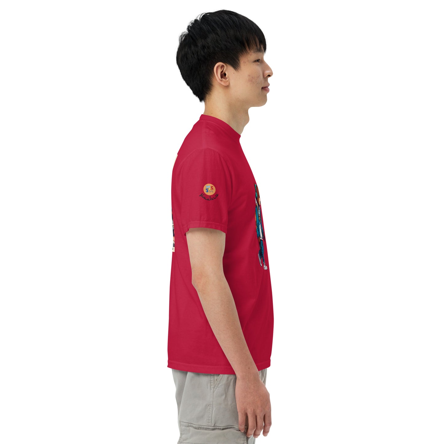 Bear in the city Unisex garment-dyed heavyweight t-shirt LIMITED Edition design