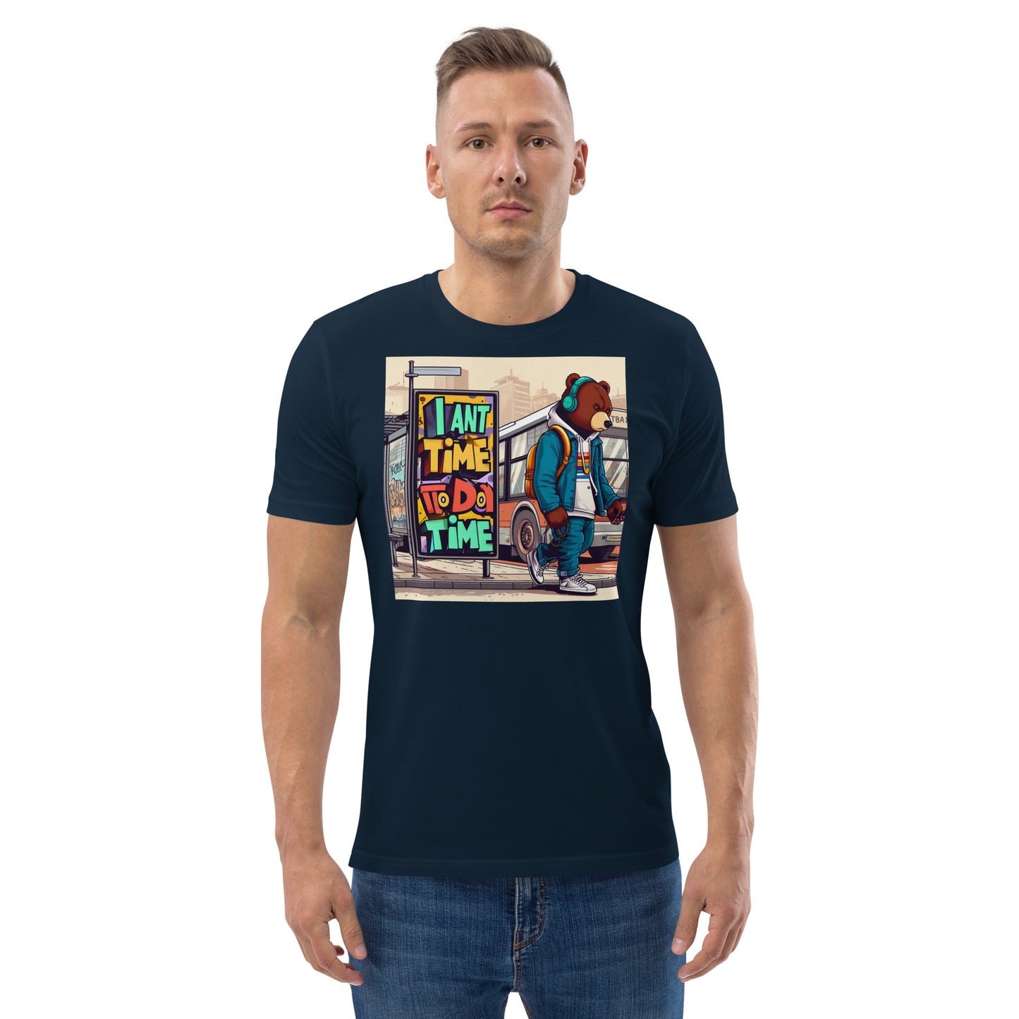 Bad Bear Unisex organic cotton t-shirt Limited Edition Design