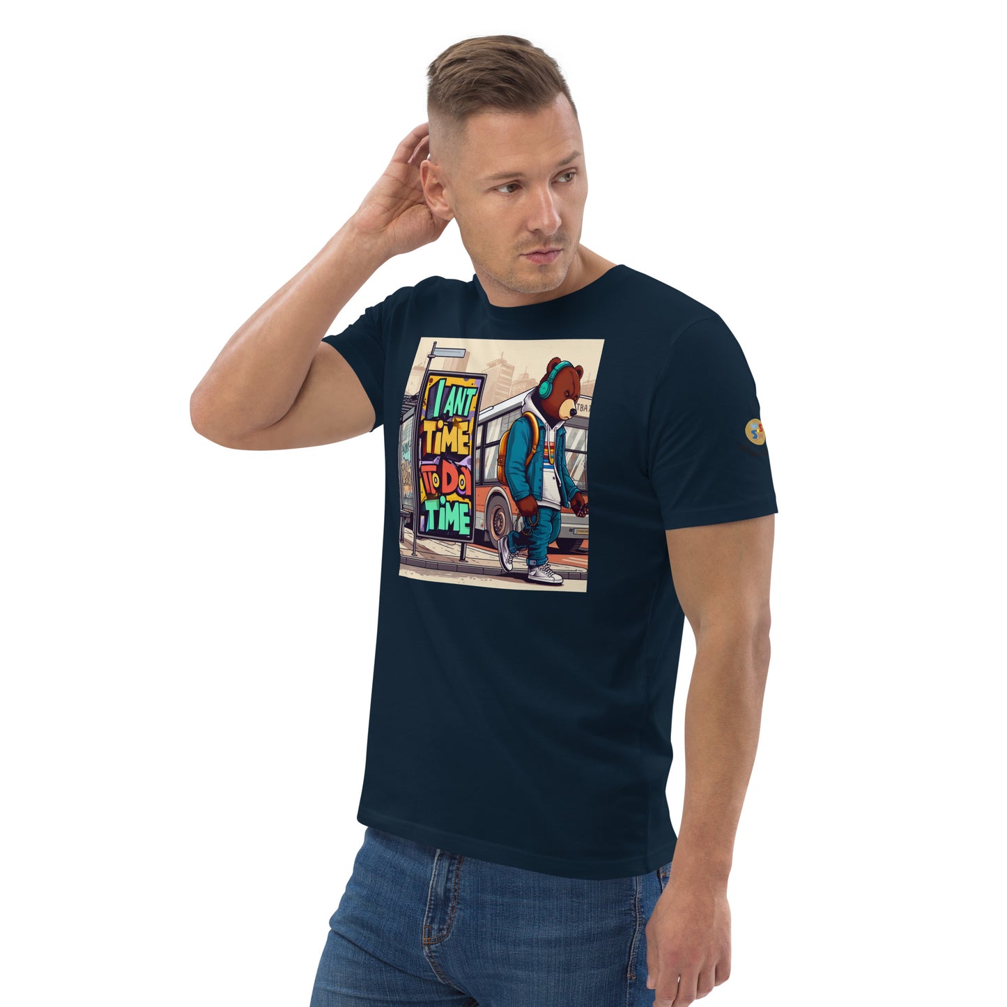 Bad Bear Unisex organic cotton t-shirt Limited Edition Design