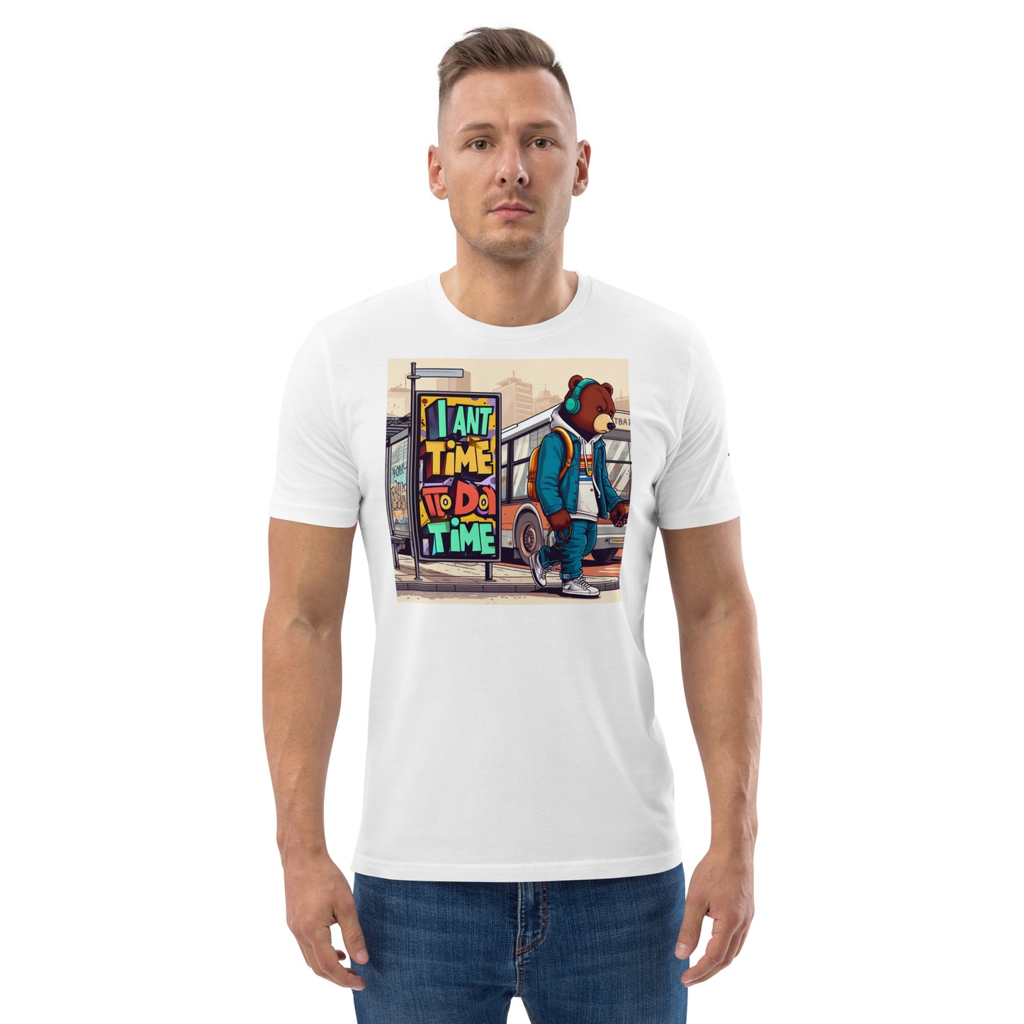 Bad Bear Unisex organic cotton t-shirt Limited Edition Design