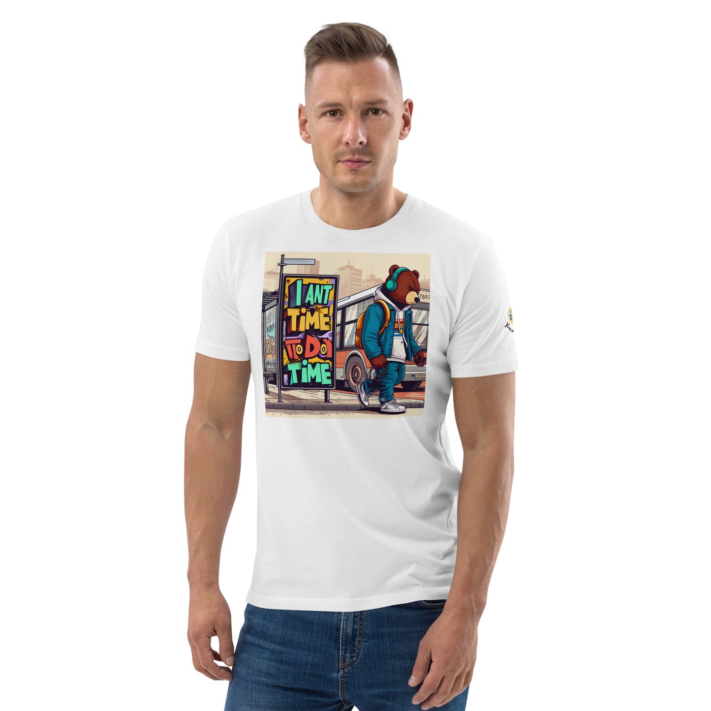 Bad Bear Unisex organic cotton t-shirt Limited Edition Design