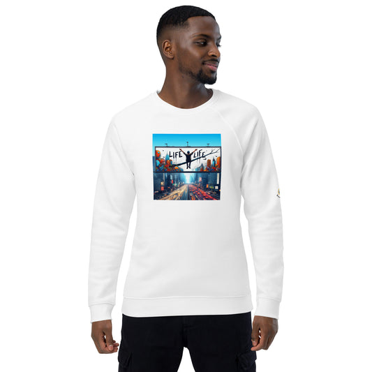 City LIFE Unisex organic raglan sweatshirt LIMITED EDITION Design