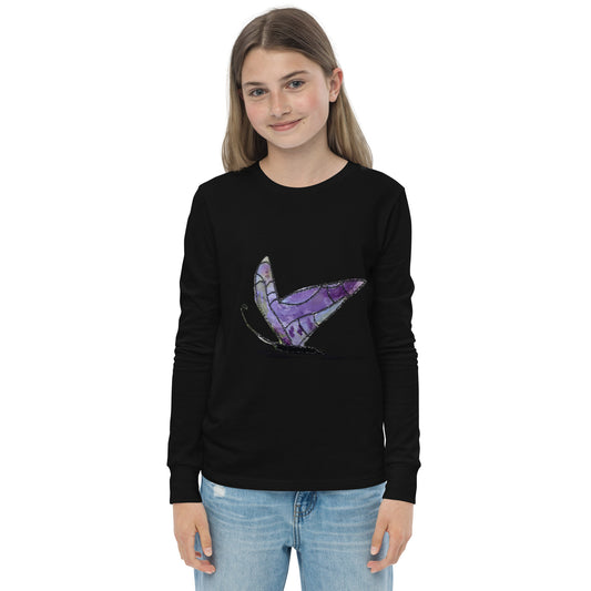 Fancy Butterfly  long sleeve tee design