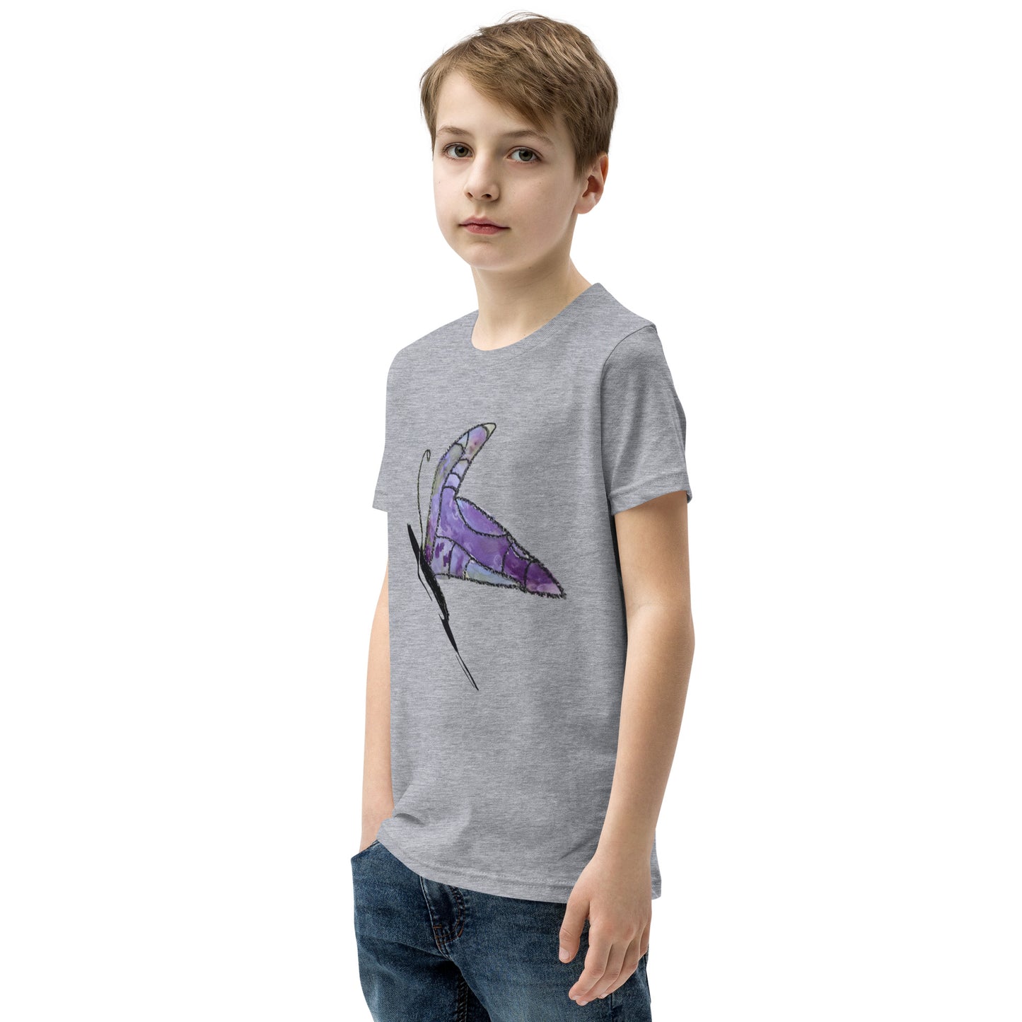 Fancy Butterfly  Short Sleeve T-Shirt design